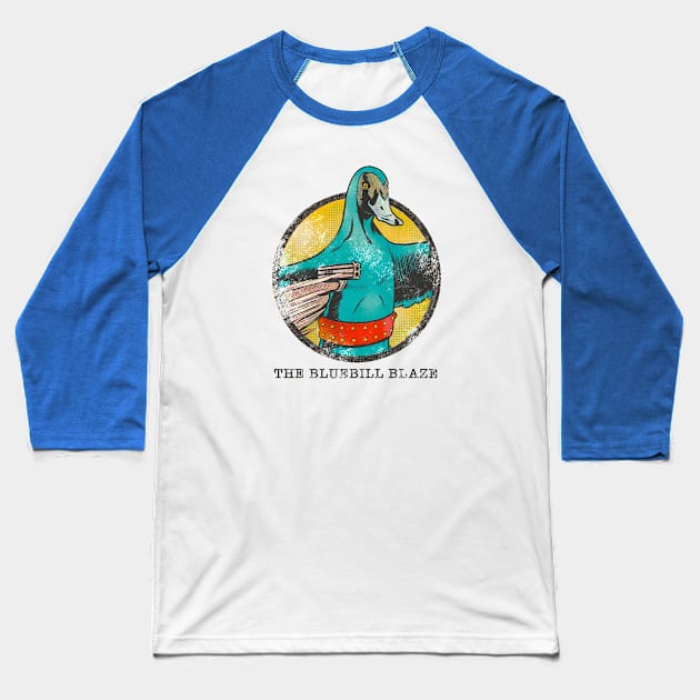 The Bluebill Blaze Baseball T-Shirt by ThirteenthFloor